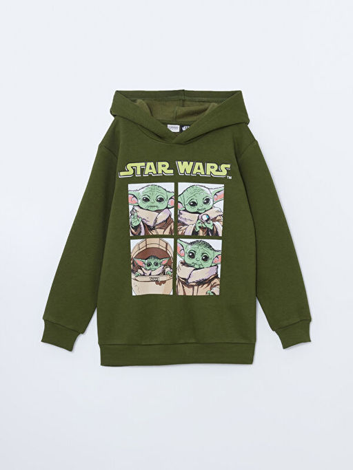 Star Wars Bask?l? Erkek ?ocuk Kal?n Sweatshirt