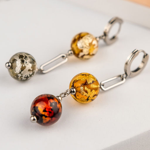Серьги из муранского стекла SHINE LC3469 - Vloes фото 3