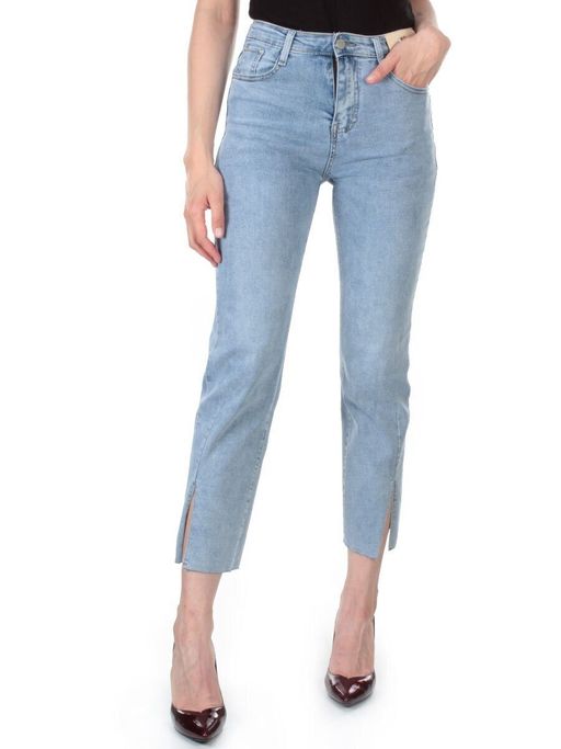2351 BLUE Джинсы женские AMG JEANS (95% хлопок, 5% эластан)