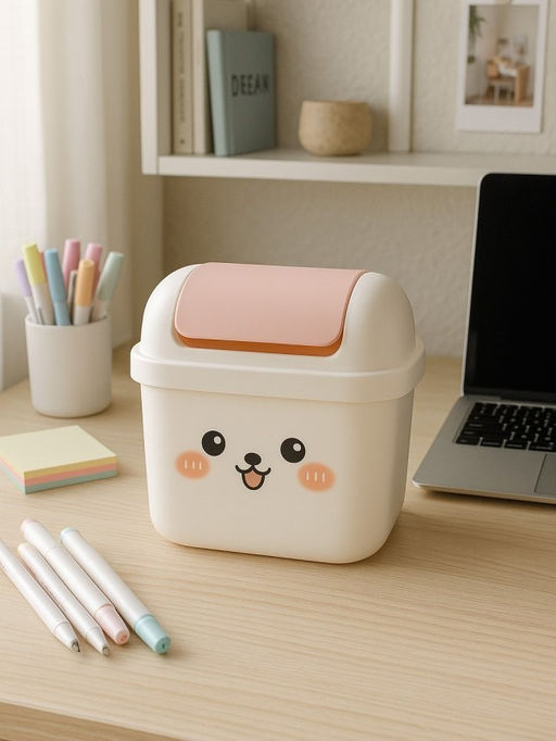 Мусорное ведро настольное "Bunny", white