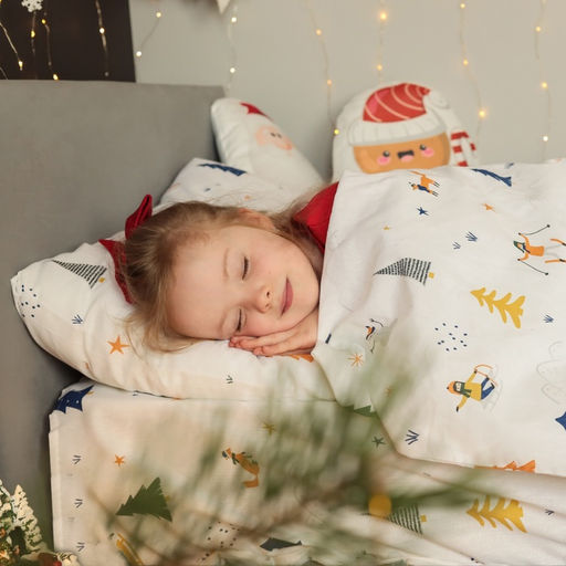 Постельное бельё 1.5-спальное «Этель» Happy skiers, бязь