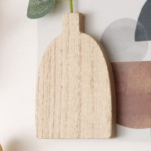 Настенные крючки декоративные Абстракция. Цветок в вазе, дерево, 1.5?23.5?12.5 см