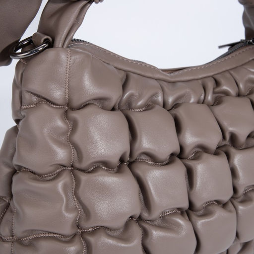 Сумка-мешок на молнии, длинный ремень, цвет бежевый - Simaland фото 4