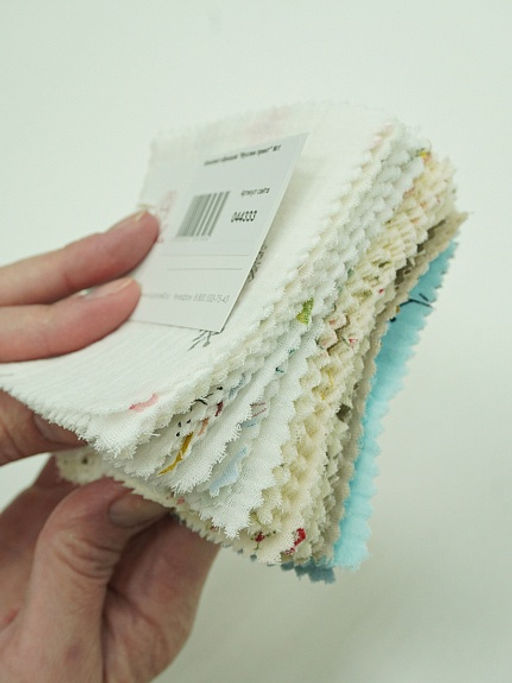 Комплект образцов Муслин принт №1 - Купава фото 3