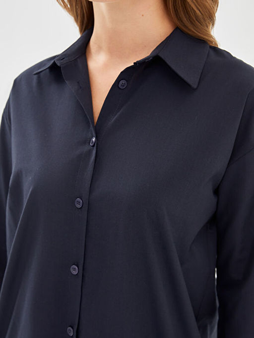 Oversize Poplin Kad?n G?mlek Tunik