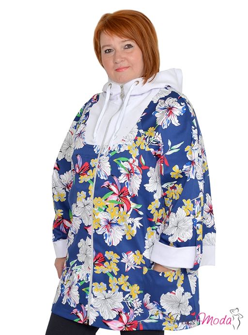 Парка Модель №1012 размеры 44-84 - Plusmoda фото 4