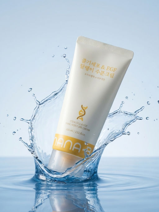 Nana-B Увлажняющий крем для лица с экстрактом слизи улитки и EGF / Stem Cell & EGF Snail Essence Moisture Cream, 100 мл