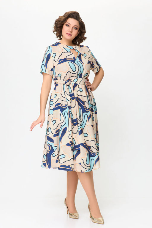 Блуза Swallow 803.2 черный+серебряный узор фото 1112