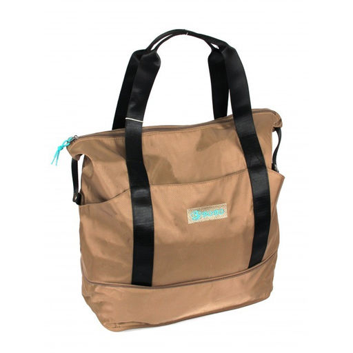 Сумка дорожная BoBo-7633, трансф низ, 1отд, 2внеш карм, плечевой ремень, бежевый 261904  фото 2