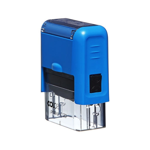 Штамп автоматический Медосмотр пройден _ 20__г. Подпись __, 14 х 38 мм, синий - Calligrata фото 3