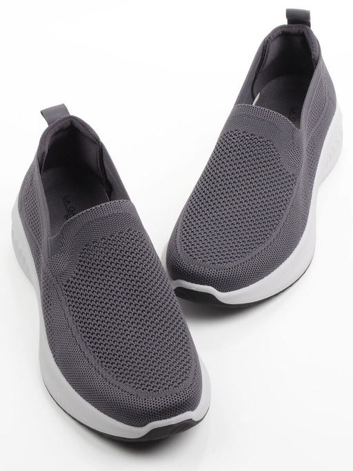 05-TEX-D04-01 GREY Полуботинки спортивные летние мужские (текстиль) - Фабричный китай фото 11