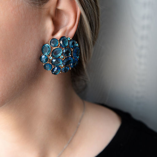 Серьги клипсы Арт. 3V-8387-Y - MyGemma фото 2