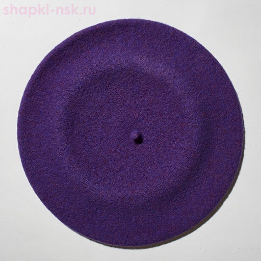 Берет Меланж фетр без отделки 11 Берет женский (56-58)