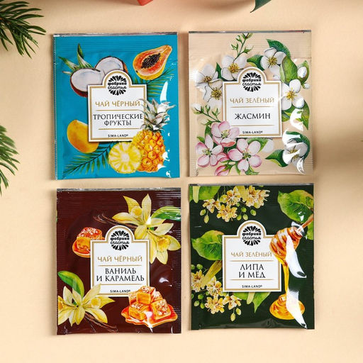 Цена за 2 шт. Чай новогодний Открой двери чуду, 7,2 г (4 шт. х 1,8 г). - Фабрика счастья фото 8