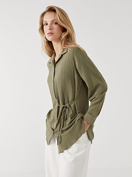 Dokulu Kad?n G?mlek Tunik