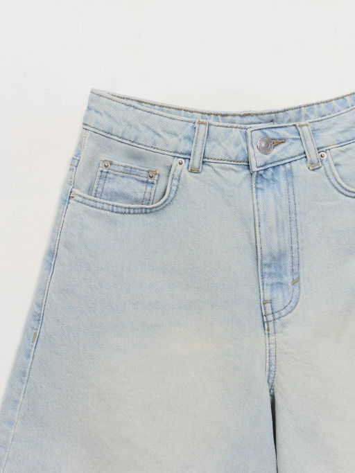 Джинсовые шорты А-силуэта ZR2605092321-101 / Zarina  фото 3