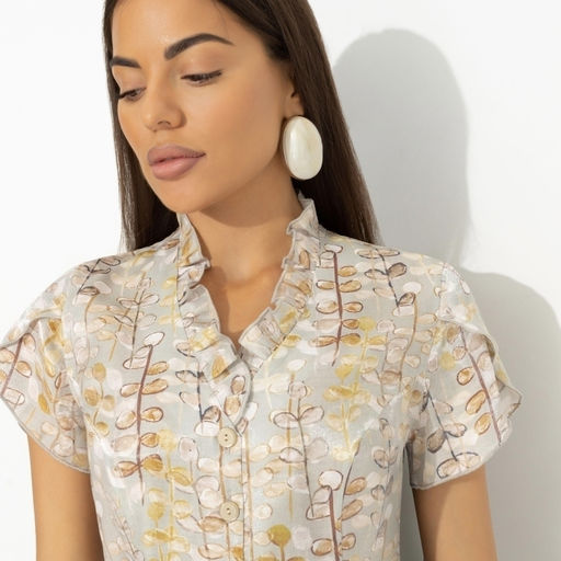 Блуза нарядная Лёгкий шик тяжёлый эффект - Charutti фото 3