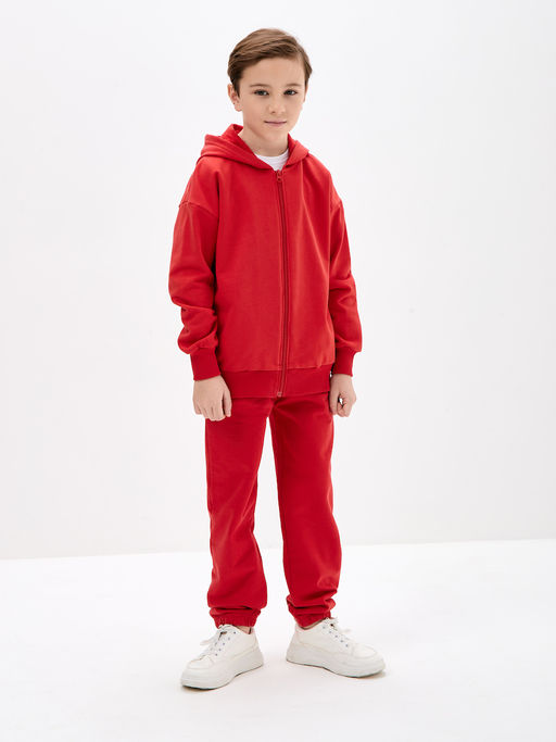 Красная толстовка для девочки - Kogankids фото 33