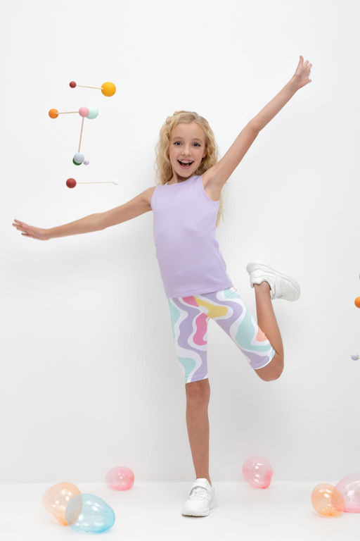 КР 301698/пастельно-лиловый к457 майка для дев - Crockid фото 5