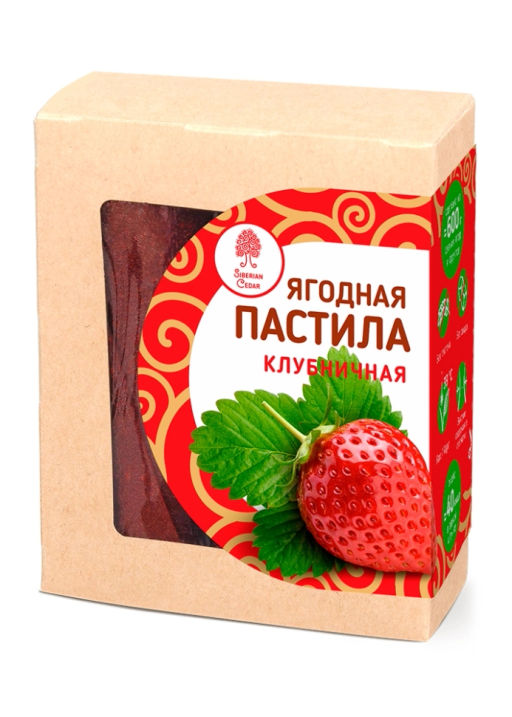 ? Москва ? Ягодная пастила клубничная, 100 г - Сибирский кедр фото 5