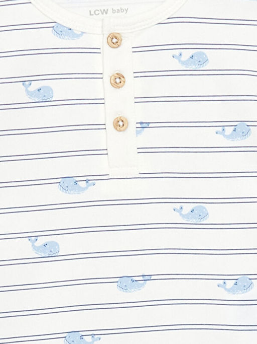 Bask?l? Erkek Bebek Ti??rt