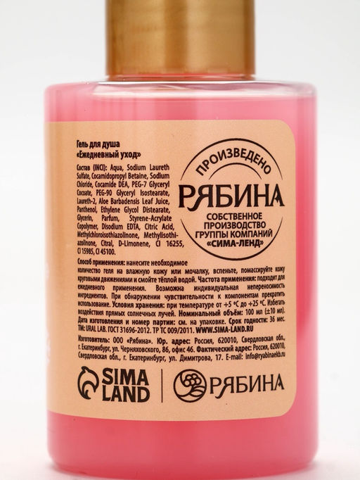 Гели для душа «Зимнее чудо», набор 3 шт х100 мл, URAL LAB