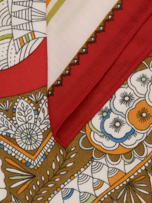 Платок жен. виск+шерсть 110х110 LSZ33-253-07 - Labbra фото 2