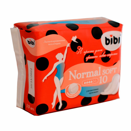 Прокладки "BIBI" Normal Soft, 4 капли, 10 шт.