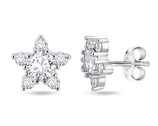 Серьги, куб.циркон., ТЦС-143