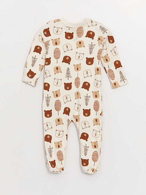 Bisiklet Yaka Uzun Kollu Erkek Bebek Tulum - Waikiki фото 3