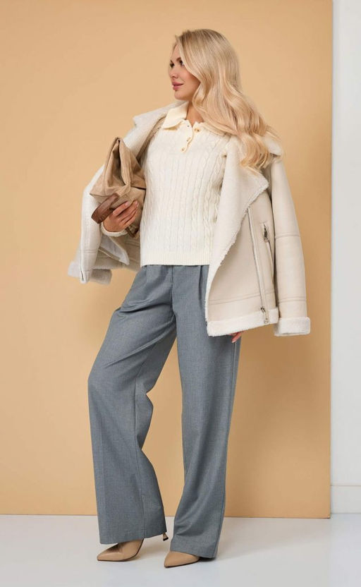 Джемпер F422-1520 milk - Fine joyce фото 3