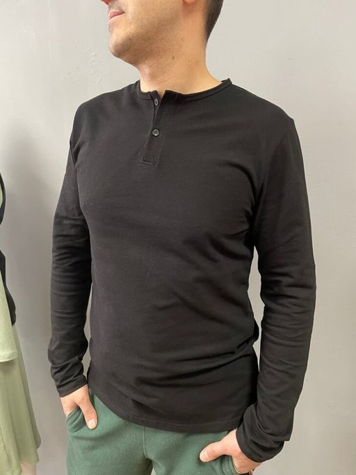 100% ХЛОПОК ПИКЕ Лонгслив мужской