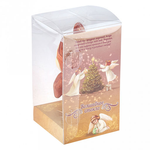 Елочная игрушка фигурка стеклянная Мишка, h11,5см, ручная художественная роспись, подарочная упаковка (Россия) - Домашняя мода фото 10