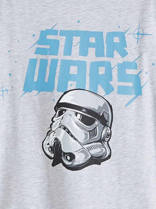 Star Wars Bask?l? Erkek ?ocuk Pijama ?st?