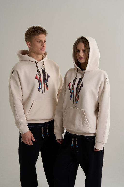 Худи Бежевый KAI Sweat Hoodie - Anta фото 2