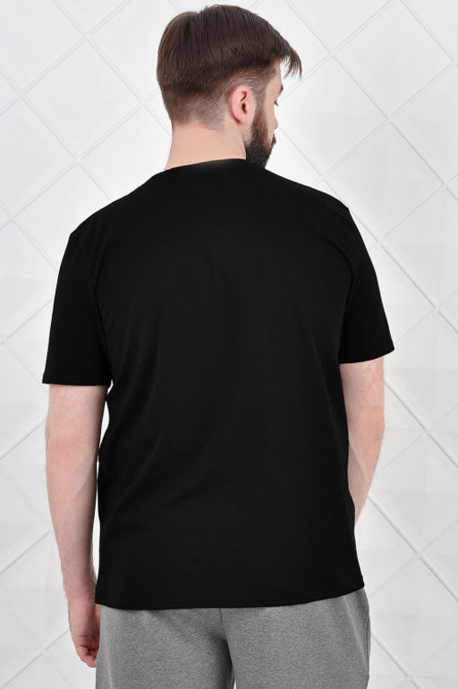 Арт. 67108 Футболка мужская 50-58 (5 шт) Цвет:черный