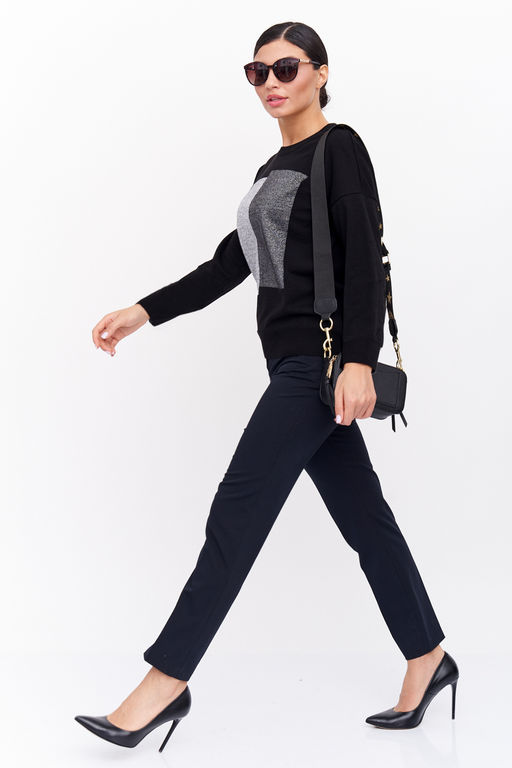 Джемпер Д 3227/черный (1410) - Текстильная мануфактура фото 3