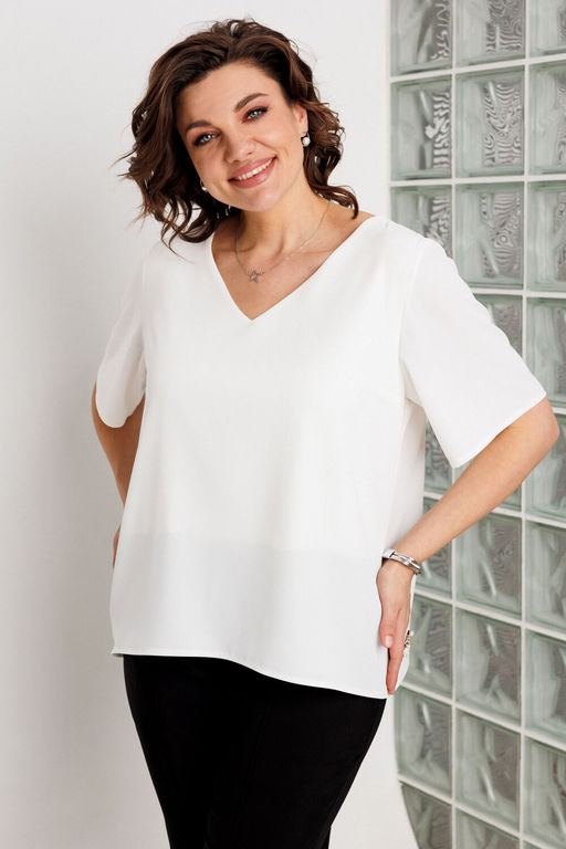 Топ BegiModa 4166 белый  фото 2