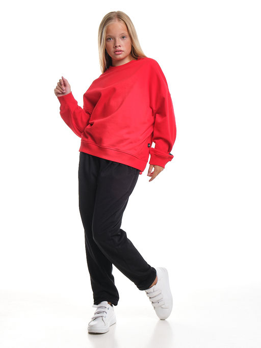 Толстовка для девочки 22-7632 красный - Mini maxi фото 7