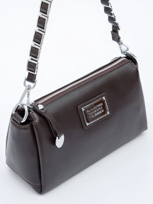 Сумка 0847CH coffee Polina&Eiterou