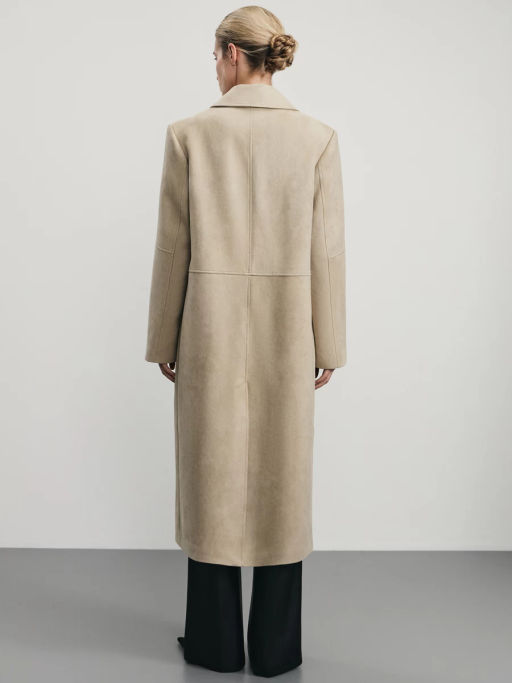 Пальто из искусственной замши / Zarina фото 7