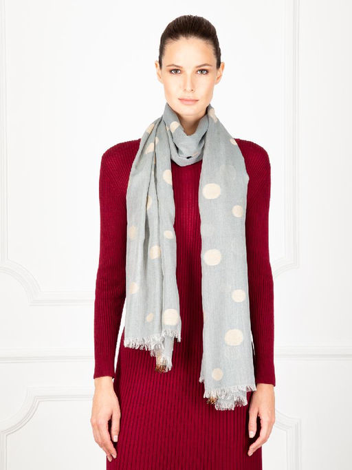 Палантин жен. шерсть+соя+люр 93х195 SZ60-0680-11 - Eleganzza фото 4