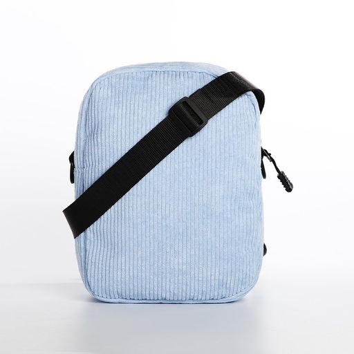Сумка молодёжная на молнии, цвет голубой - Simaland фото 5