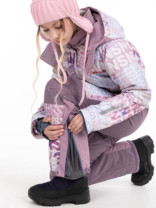 Комбинезон 8з2824 бежевый/орхидея - Nikastyle фото 5