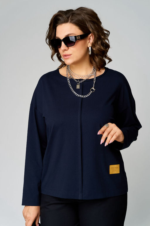 Джемпер Bliss 8069 темно-синий