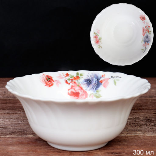 Салатник 300 мл 125 мм / LHBW-50XN (7027) /уп 6/72/ Синяя роза