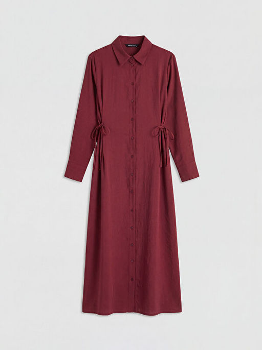 Modal Kar???ml? G?mlek Elbise