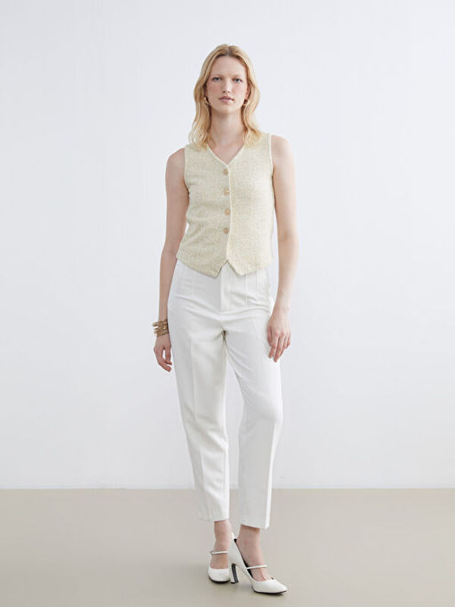 V Yaka Ekose Kad?n Yelek