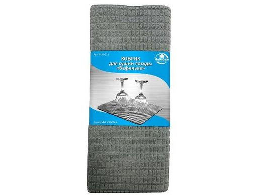 Коврик для сушки посуды Вафелька. Размер 30х45см. VL87-113 /МультиДом/  фото 2