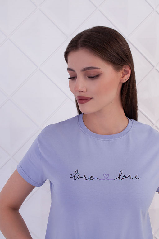 Арт. 9139 Пижама с шортами 42-50 (5 шт) Цвет:верх-сиреневый,низ-сиреневый - Калинка фото 2